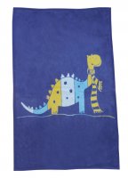 Large Niki Blanket from David Fusseneger - Dinosaur in Blue