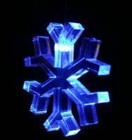 Single Changing Led Light Mobile: Snowflake