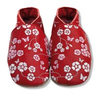 Tales of the Orient Leather Baby Shoes from No Added Sugar