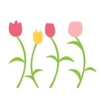 Tulips Wall Decals from Wall Candy