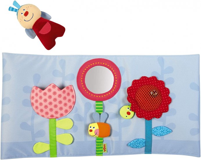 Playwrap World of Flowers Cot Toy from Haba - Click Image to Close
