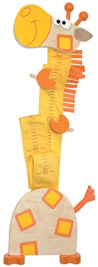 Giraffe Wooden Height Chart from Scratch - Click Image to Close