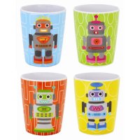 Set of 4 Robot Cups from French Bull
