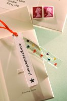 Congratulations Greeting Deco with Stars by Spaceform