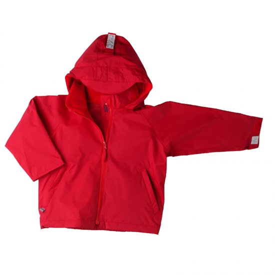 Waterproof jacket from Togz - Red - Click Image to Close